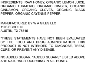 Nourahoney - 6oz Jar